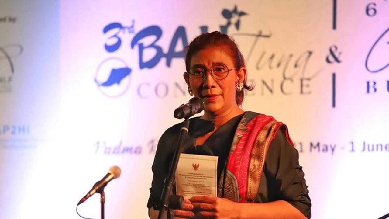 Menteri Kelautan dan Perikanan Susi Pudjiastuti di 3rd Bali Tuna Conference (Dok Foto: Humas KKP)