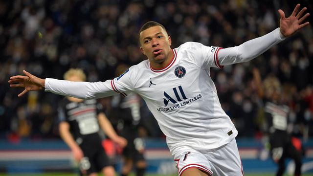 Foto: Gol Telat Mbappe Bawa PSG Menang atas Rennes di Laga Lanjutan Liga Prancis