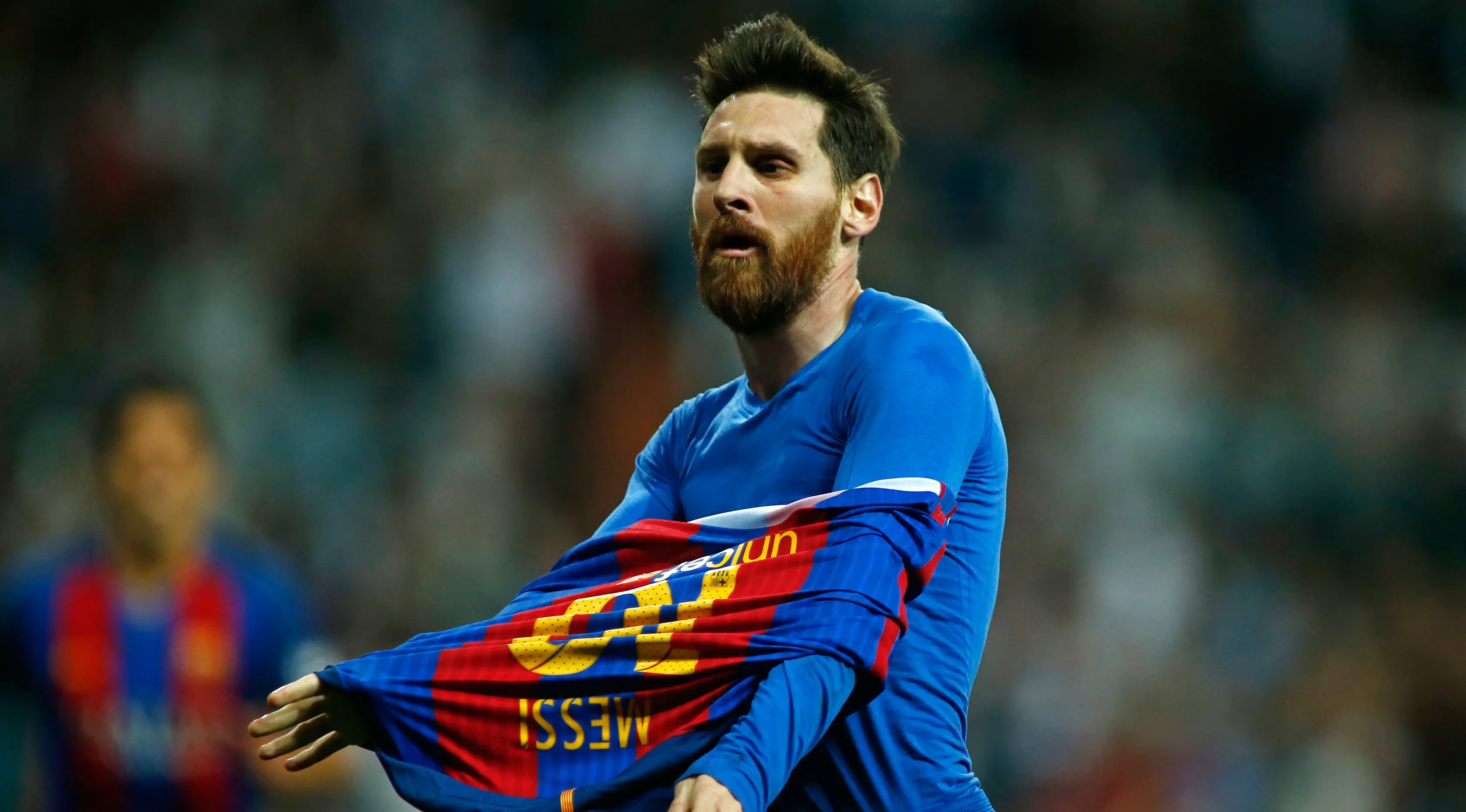Messi mencetak gol penentu kemenangan Barcelona (AFP)