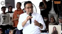 Calon Presiden (Capres) nomor urut satu Anies Baswedan saat menghadiri acara 'Desak Anies' di Lapangan Cindua Mato, Tanah Datar, Sumbar, Rabu (3/1/2024). (Tangkapan Layar YouTube Anies Baswedan)