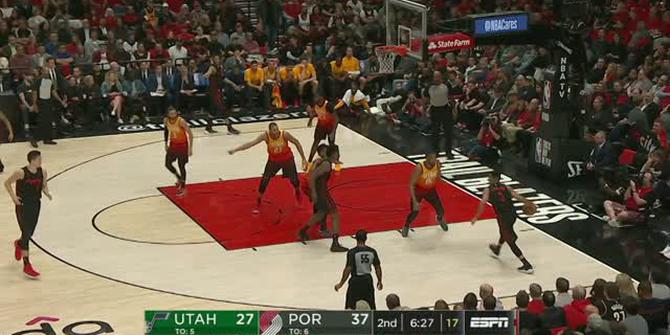 VIDEO : Cuplikan Pertandingan NBA, Trail Blazers 102 vs Jazz 93