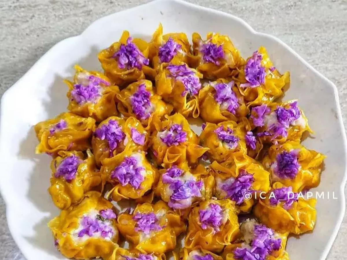 3. Resep Dimsum Ayam & Sayuran Kol Ungu<br>