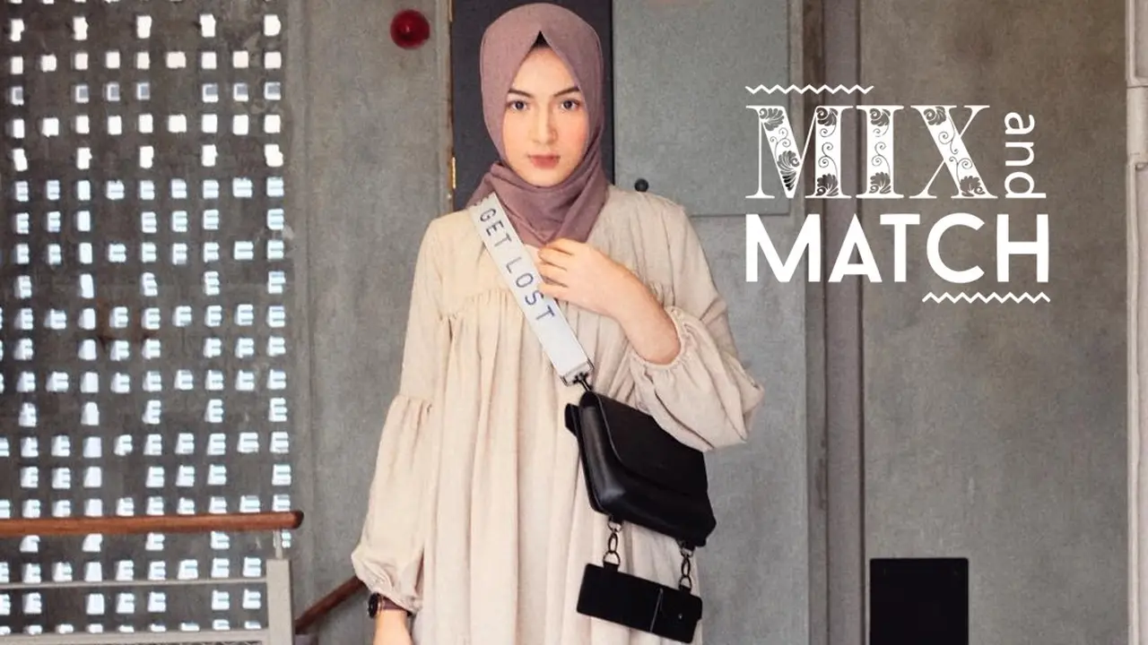 [Bintang] Mix and Match: Layering Hijab Monokrom Bella Atamimi Ini Cocok untuk Silaturahmi Saat Ramadan