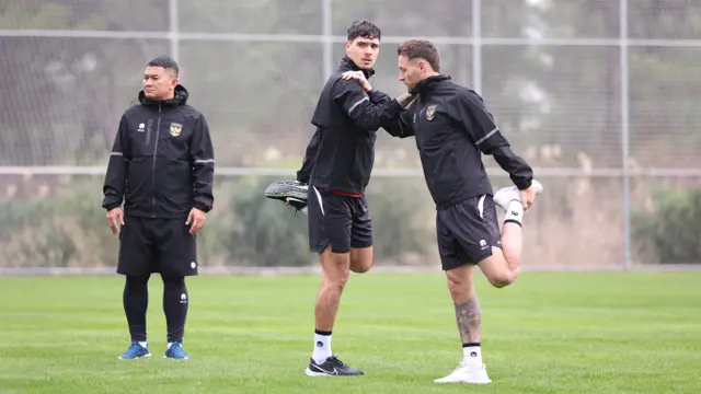 Foto: Mengintip Sesi Latihan Timnas Indonesia Setelah Tiba di Turki