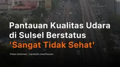 Kualitas udara di Kota Makassar, Sulawesi Selatan, memburuk akibat meningkatnya kebakaran hutan dan lahan (karhutla). Konsentrasi partikel polusi PM2.5 bahkan menembus 150 mikrogram per meter kubik pada 13-14 Oktober 2026, sehingga kualitas udara masuk kategori sangat tidak sehat.