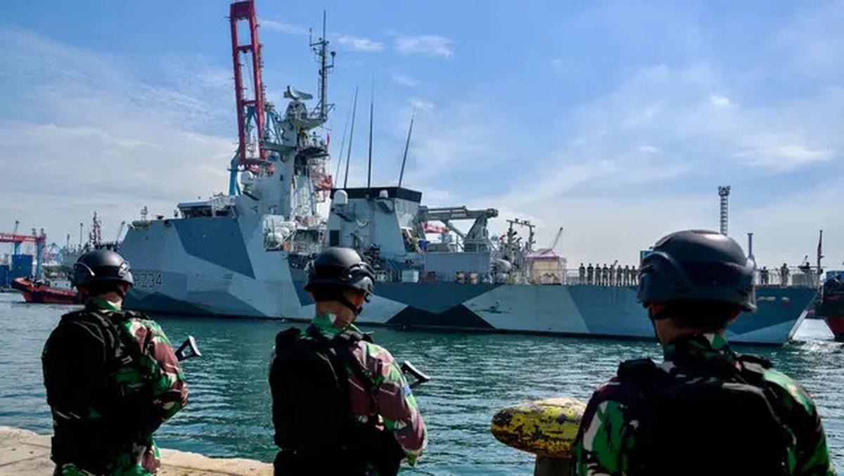 Perkuat Kerja Sama Militer, Kapal Angkatan Laut Inggris HMS Spey Berlabuh di Jakarta