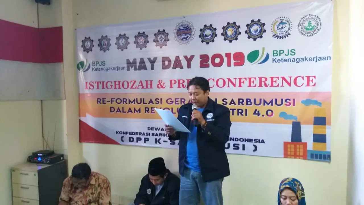 Presiden Konfederasi Serikat Buruh Muslimin Indonesia Nahdlatul Ulama