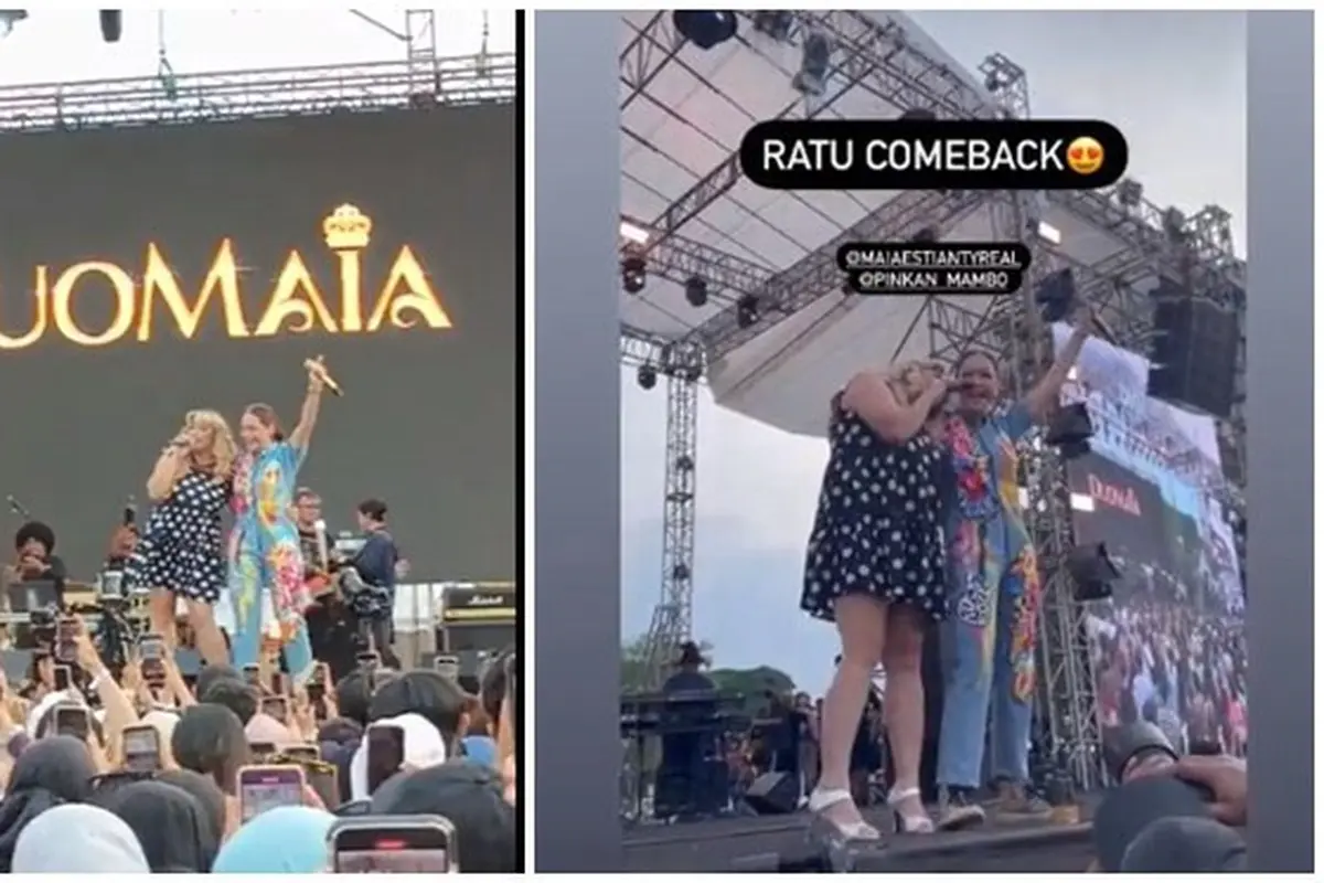 Lama Tak Bertemu, Reuni Maia Estianty dan Pinkan Mambo Ini Bikin Nostalgia