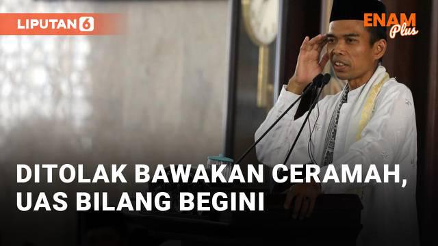 Ustaz Abdul Somad (UAS) angkat suara setelah sejumlah orang yang mengaku sebagai warga Perumahan Citra Indah City, Jonggol menolak kehadirannya untuk mengisi tausiyah di acara Tabligh Akbar pada Jumat (17/06/2022) mendatang.