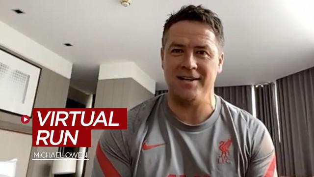 Berita video legenda Liverpool, Michael Owen, memberi jawaban saat ditanya terkait virtual run. Apakah ia pernah mencobanya?