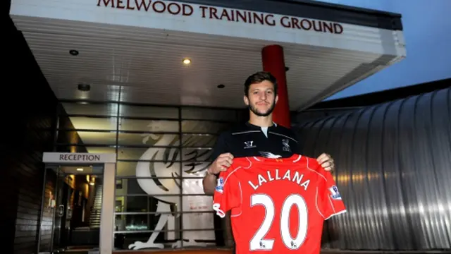 Adam Lallana resmi ke Liverpool
