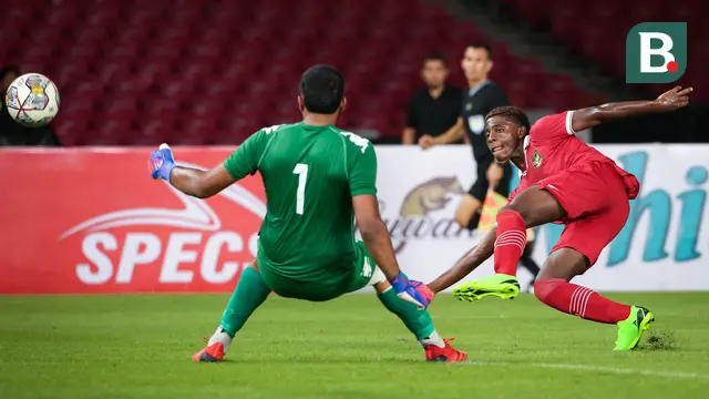 Foto: Aksi Hugo Samir yang Bikin Shin Tae-yong Kepincut pada Laga Uji Coba Timnas Indonesia, Digadang Bisa Tampil di Piala Dunia U-20?