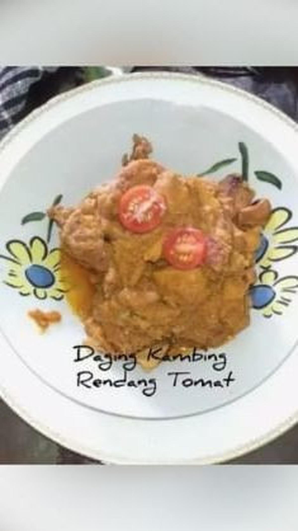 3. Rendang Kambing Tomat<br>