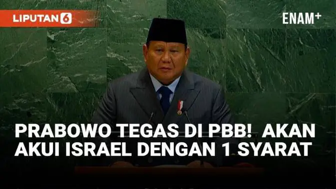 Tegas! Presiden Prabowo Dukung Pembentukan Negara Palestina