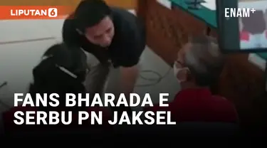 Fans Bharada E Serbu PN Jaksel