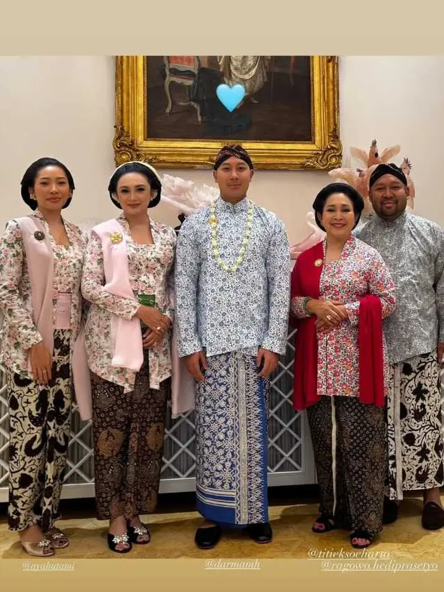 Potret Detail Kebaya Tata Cahyani di Momen Siraman-Sungkeman Darma Mangkuluhur