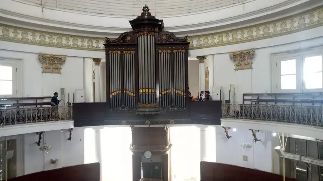 Organ Pipa di Gereja Immanuel.