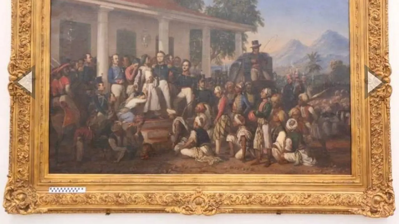 Lukisan karya Raden Saleh dari situs Kemendikbud