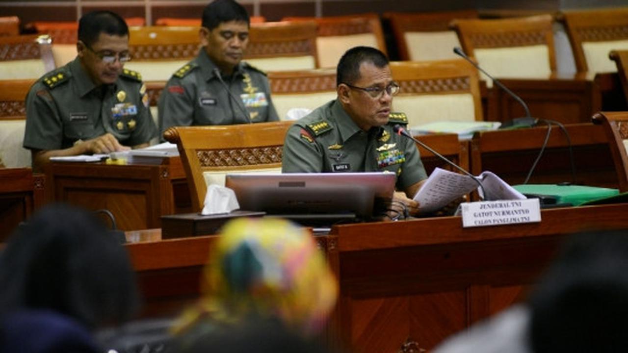 Calon Panglima TNI sampaikan visi dan misi di hadapan Komisi I DPR