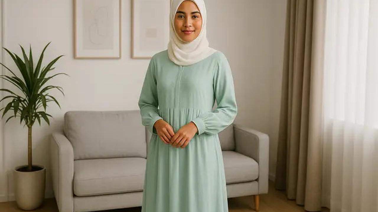 7 Inspirasi Gamis Warna Pastel untuk Kulit Sawo Matang, Tampil Cerah Alami dan Makin Pede