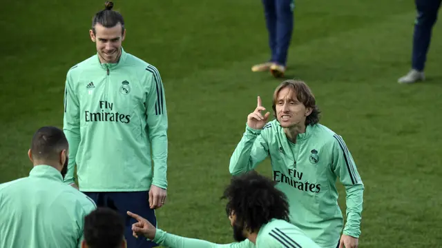 Hadapi City, Pemain Real Madrid Penuh Tawa Saat Latihan