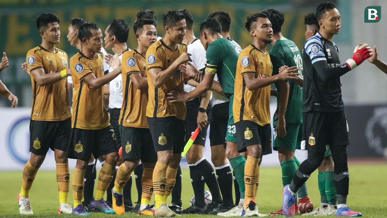 Foto: Gol Tunggal Wahyu Subo Seto ke Gawang Persebaya, Bawa Bhayangkara FC Raih Kemenangan Perdana di BRI Liga 1 2022/2023