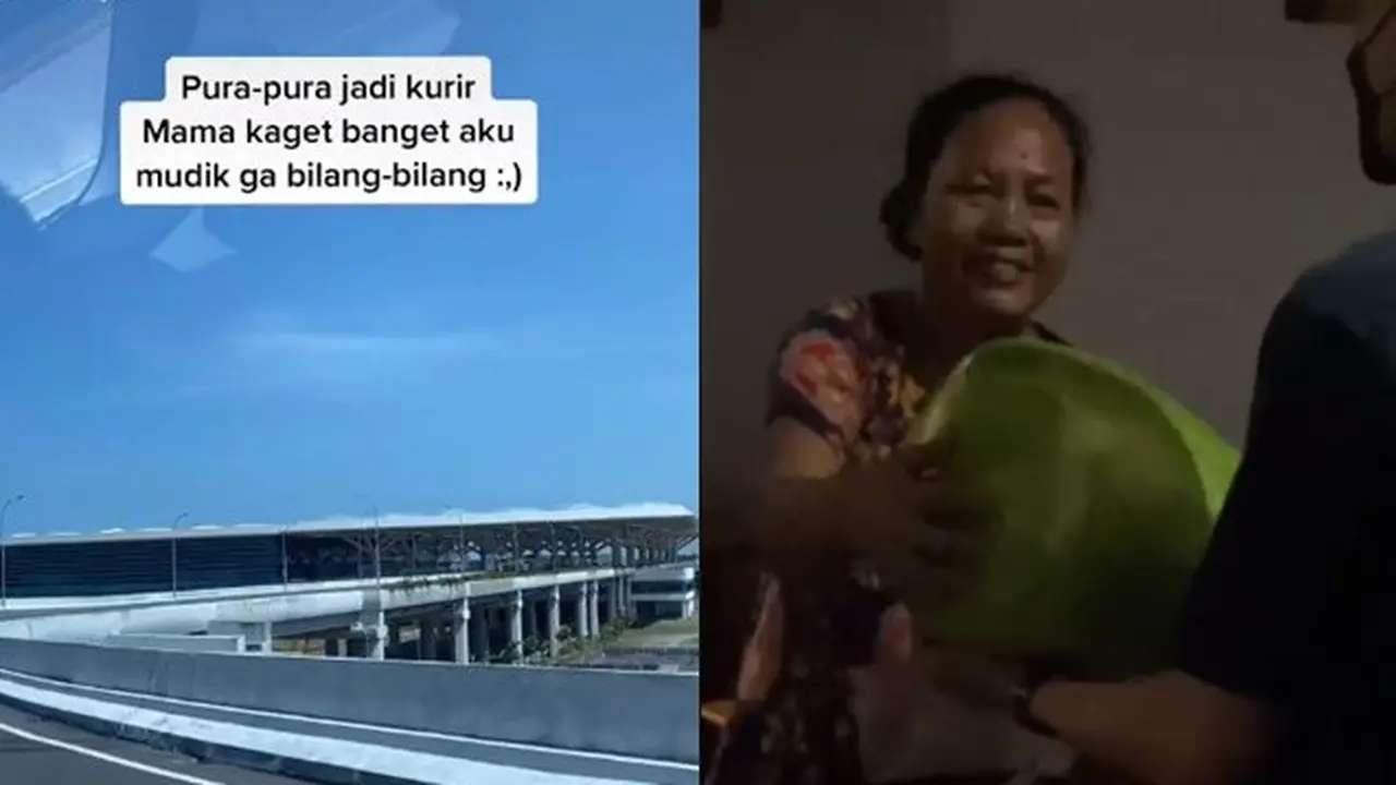 Tak Bilang Mudik, Pria Ini Nyamar Jadi Kurir untuk Bertemu Sang Ibu