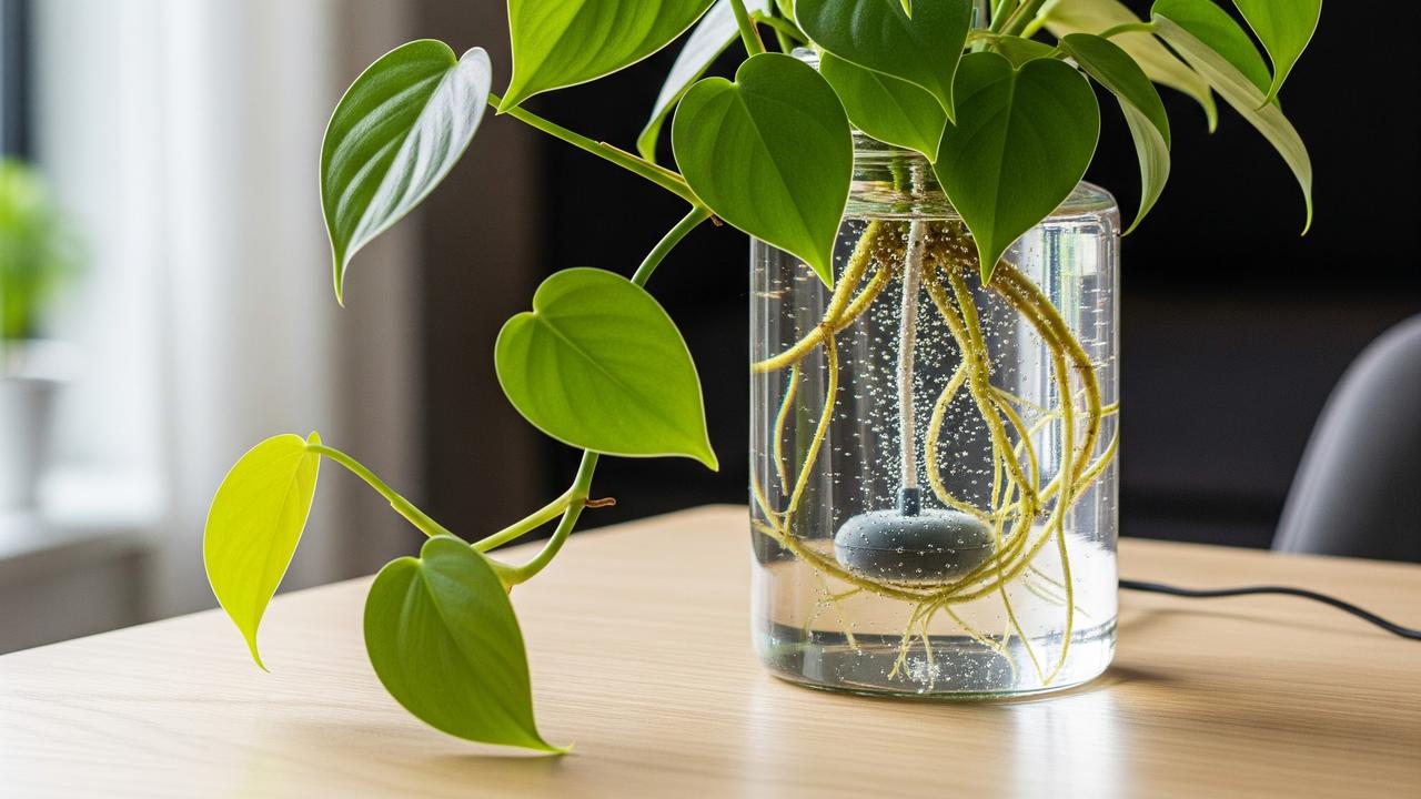 Philodendron (Heartleaf Philodendron / Philodendron hederaceum) Hidroponik Gemini AI