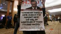 Keluarga korban pesawat nahas MH370. (Reuters)