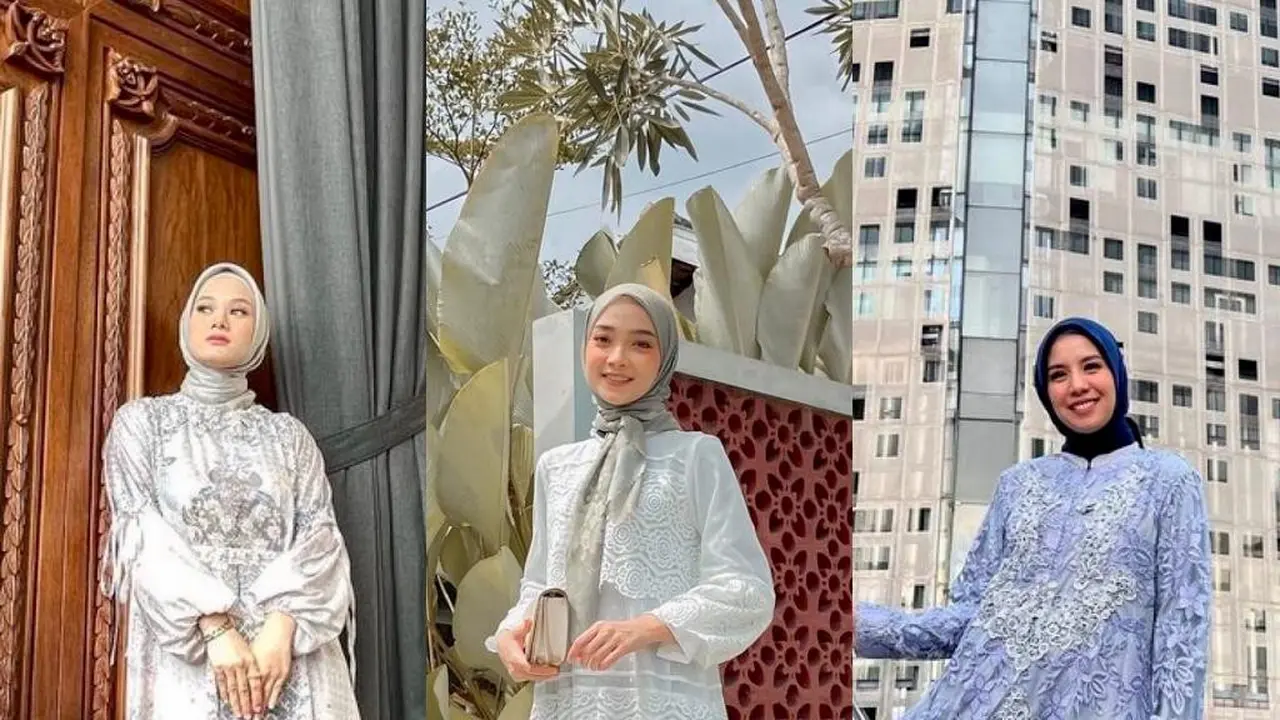 10 Ide Model Baju Gamis Lebaran yang Kekinian ala Seleb, Dinda Hauw hingga Tya Ariestya
