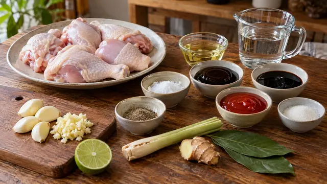 Bahan-Bahan Ayam Bakar Saus Tiram