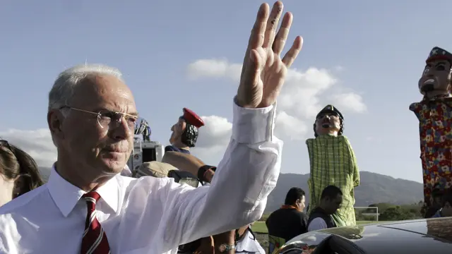 Foto: Legenda Sepak Bola Jerman Franz Beckenbauer Tutup Usia