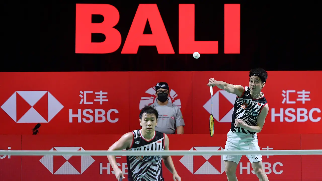 Foto: Kalahkan Pasangan Emas Olimpiade Tokyo 2020, Ini Dia Aksi Minions yang Berhasil Melaju ke Babak Final BWF World Tour Finals 2021
