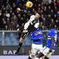 Cristiano Ronaldo mencetak gol kedua Juventus ke gawang Sampdoria pada pekan ke-17 Liga Italia Serie A di Stadio Comunale Luigi Ferraris, Genova, Kamis (19/12/2019) dini hari WIB.(Luca Zennaro/ANSA via AP)