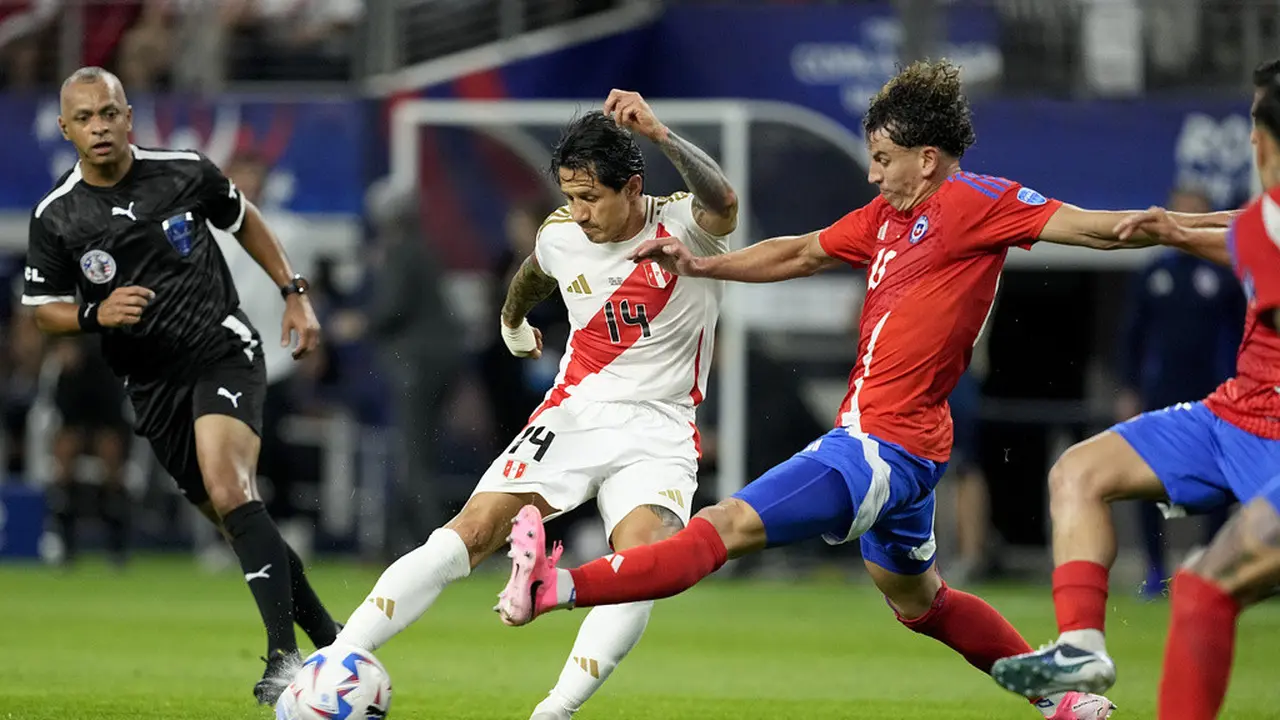 FOTO Peru Vs Chili Copa America 2024