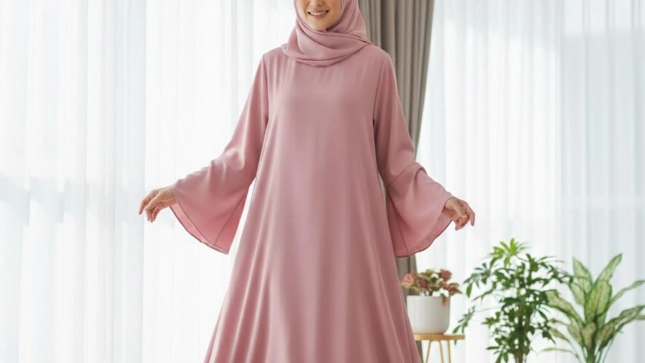 8 Model Gamis Longgar yang Tidak Panas dan Tetap Terlihat Anggun, Adem Sepanjang Hari
