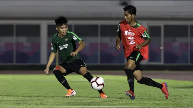 Latihan Timnas Indonesia U-23