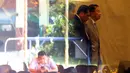Mantan Ketua Umum PSSI, Nurdin Halid (2kanan) saat menghadiri Kongres Luar Biasa PSSI, Rabu (3/8/2016).  (Bola.com/Nicklas Hanoatubun)