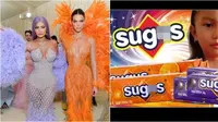 Kostum unik Met Gala (Sumber: Twitter/semangkasegar)