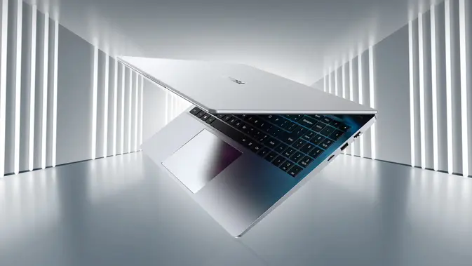 Tecno Megabook K16S, laptop baru yang resmi diperkenalkan untuk pasar Indonesia. (Dok: Tecno)
