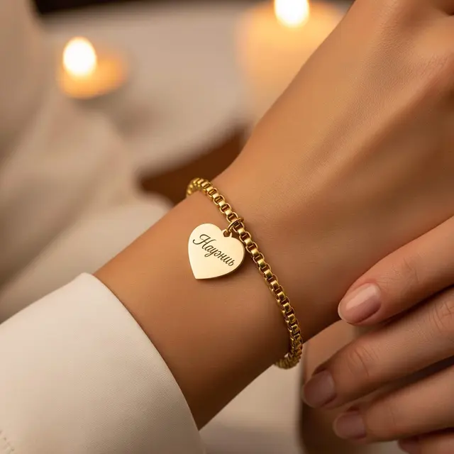 Model Gelang Emas Sederhana Custom dengan Nama Sendiri
