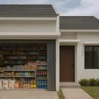 Rumah Minimalis dengan Ruko di Depan dan Hunian di Belakang/ChatGPT