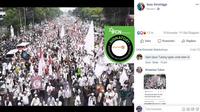 [Cek Fakta] Gambar Tangkapan Layar Foto Kumpulan Massa Saat Berdemo di Jakarta
