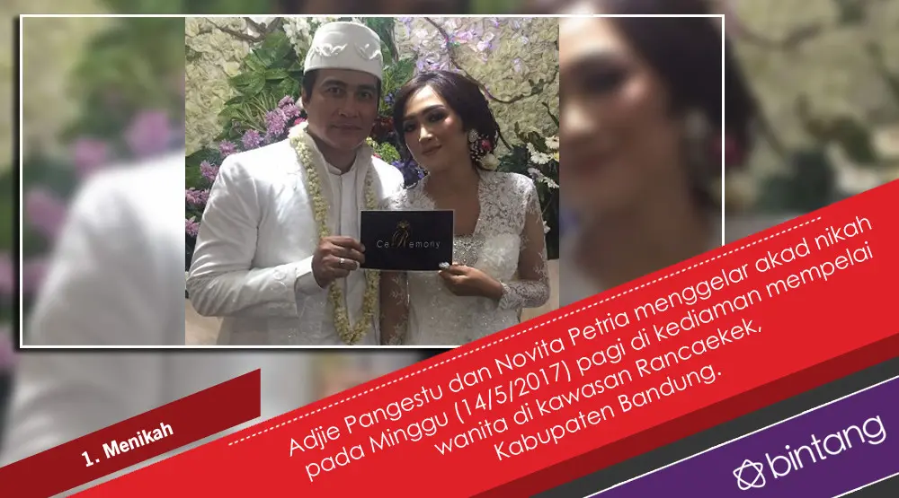 Nikah Ketiga, Adjie Pangestu Jatuh ke Pelukan Perempuan Muda. (Foto: Instagram/wikasprtka_, Desain: Nurman Abdul Hakim/Bintang.com)