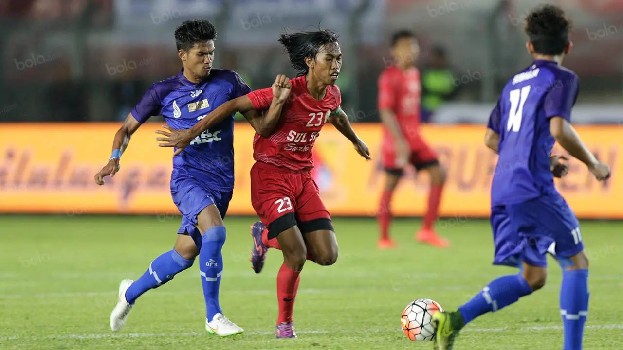 Final PON sepak bola Jabar vs Sulsel