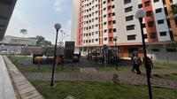 Gubernur Jakarta Pramono Anung meresmikan rumah susun sewa (Rusunawa) Jagakarsa di Jakarta Selatan (Jaksel), Kamis (8/5/2025). (Liputan6.com/Muhammad Radityo Priyasmoro)