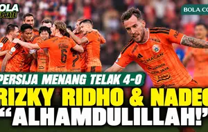 Rizky Ridho dan Nadeo Argawinata: Alhamdulillah! Timnas Juara, Persija Menang 4-0 atas PSIM