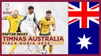 Berita Motiongrafis Skuat Timnas Australia di Piala Dunia 2022, Gelandang Veteran Aaron Mooy Pimpin di Lini Tengah.