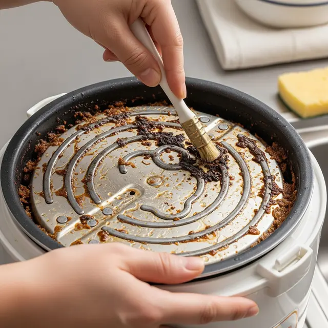 Cara Membersihkan Rice Cooker Berkerak (AI Generated)