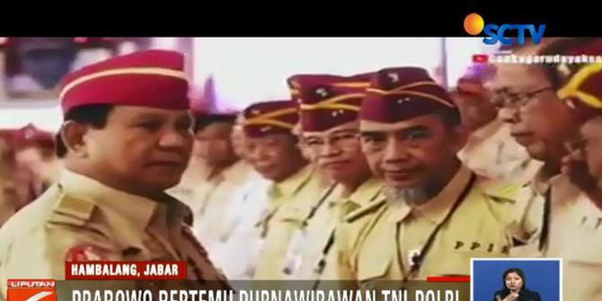 Purnawirawan TNI-Polri Berikan Dukungan pada Prabowo-Sandiaga